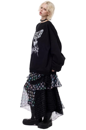 Cat Star Mesh Skirt