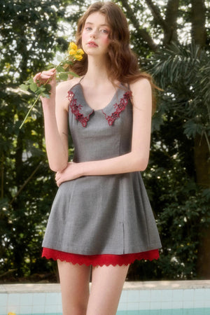 Celestial Calm Embroidered Dress