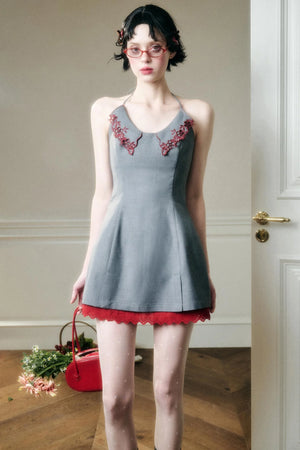 Celestial Calm Embroidered Dress