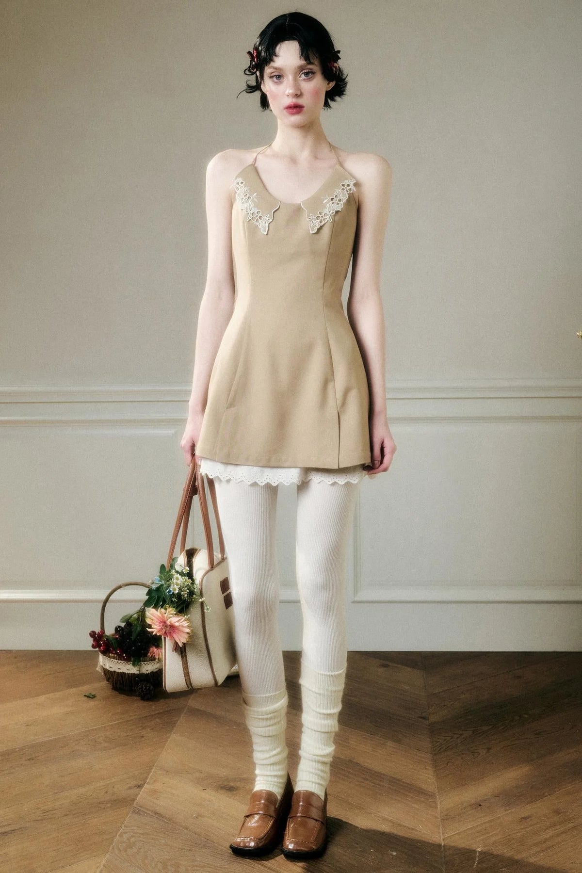 Celestial Calm Embroidered Dress