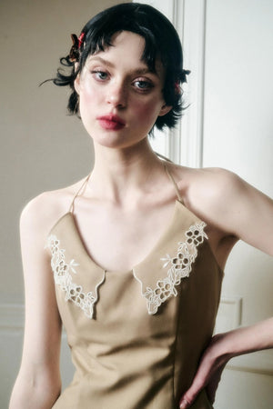 Celestial Calm Embroidered Dress