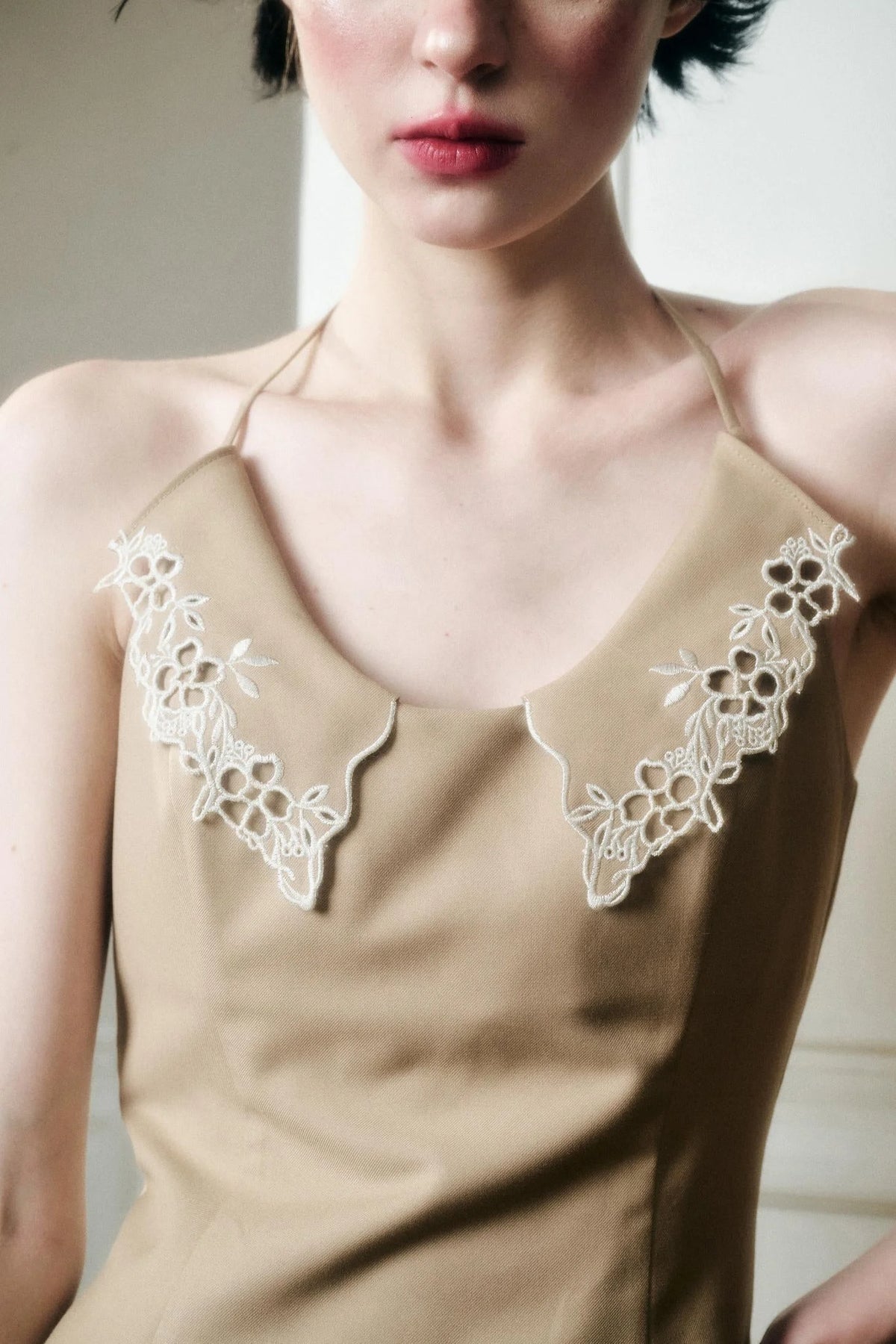 Celestial Calm Embroidered Dress
