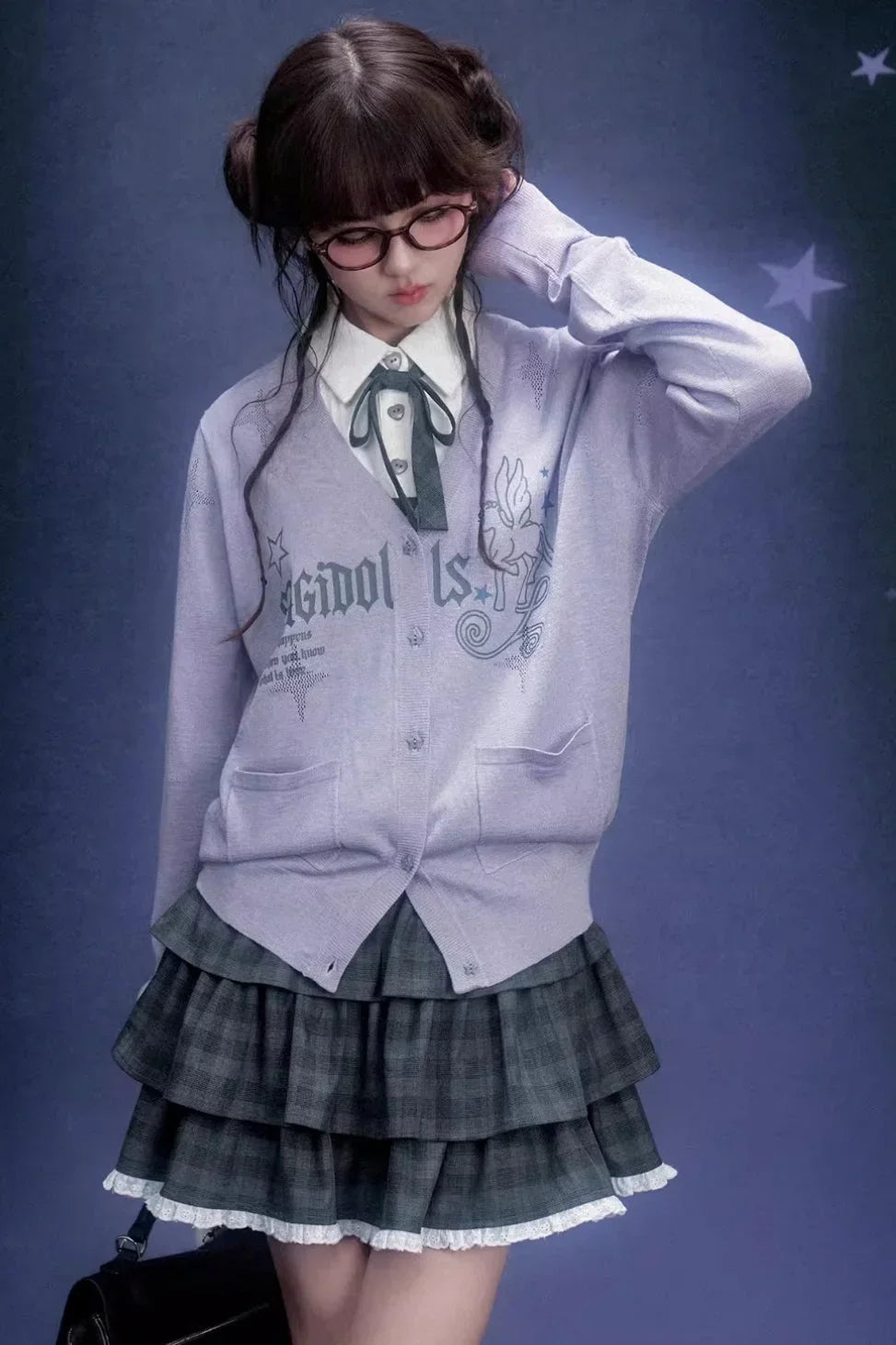 Celestial River Knit Cardigan Set-Up