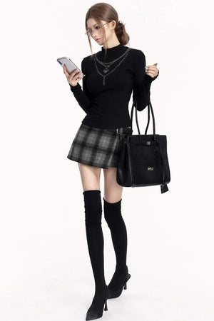 Chain Print Slim Fit Top