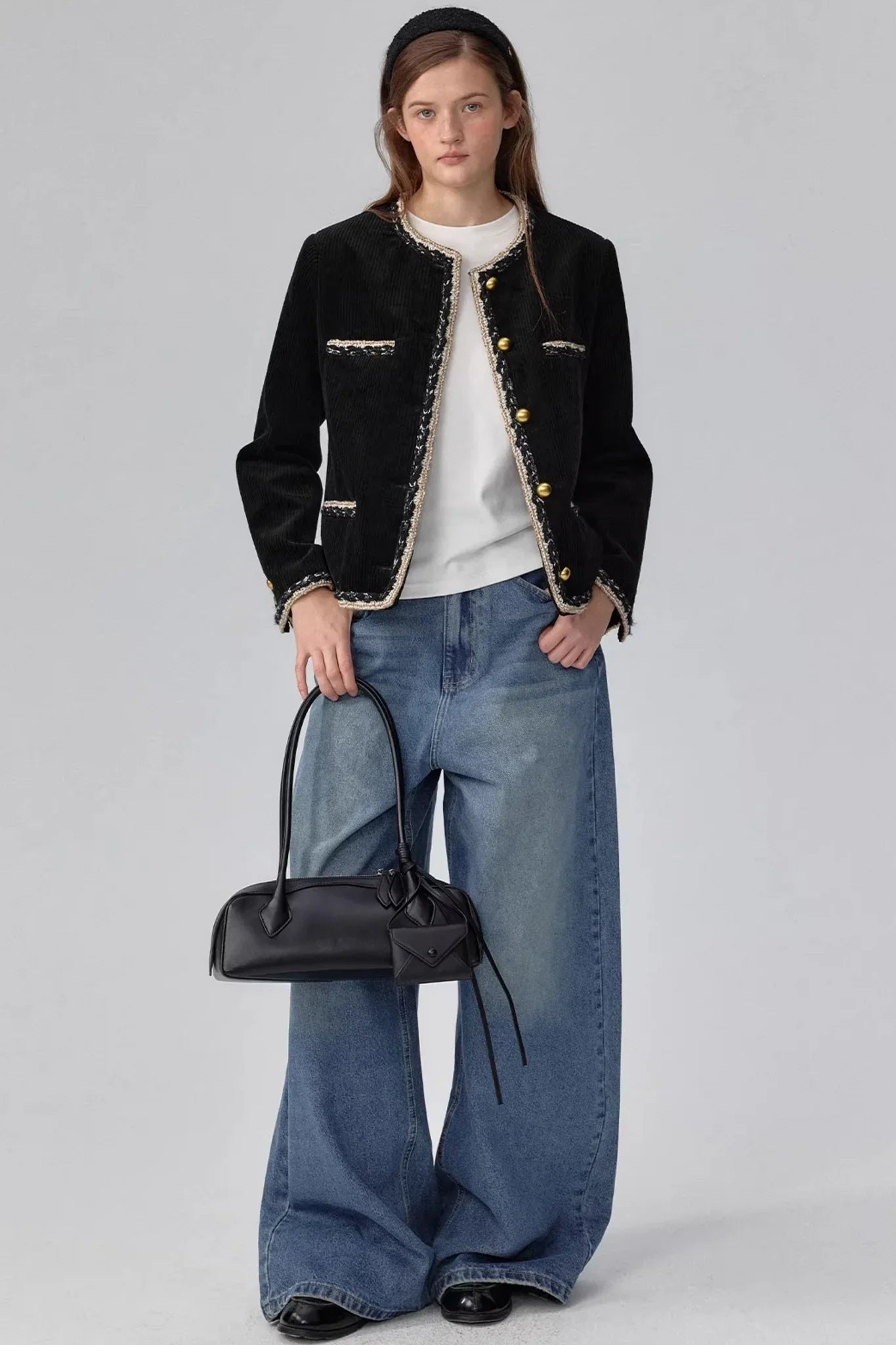 Chanel-Inspired Corduroy Jacket