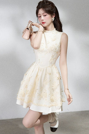 Chanel-Style Embroidered Dress