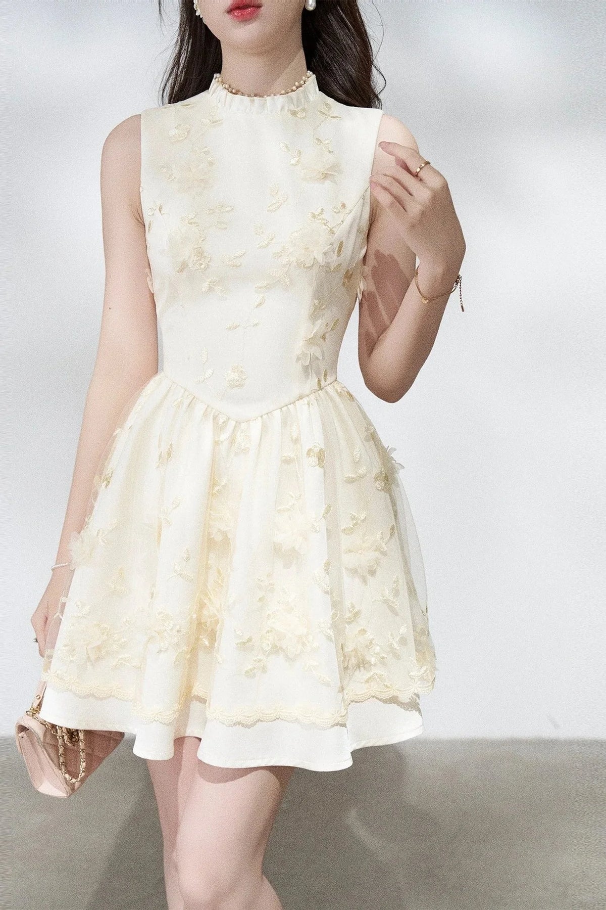 Chanel-Style Embroidered Dress