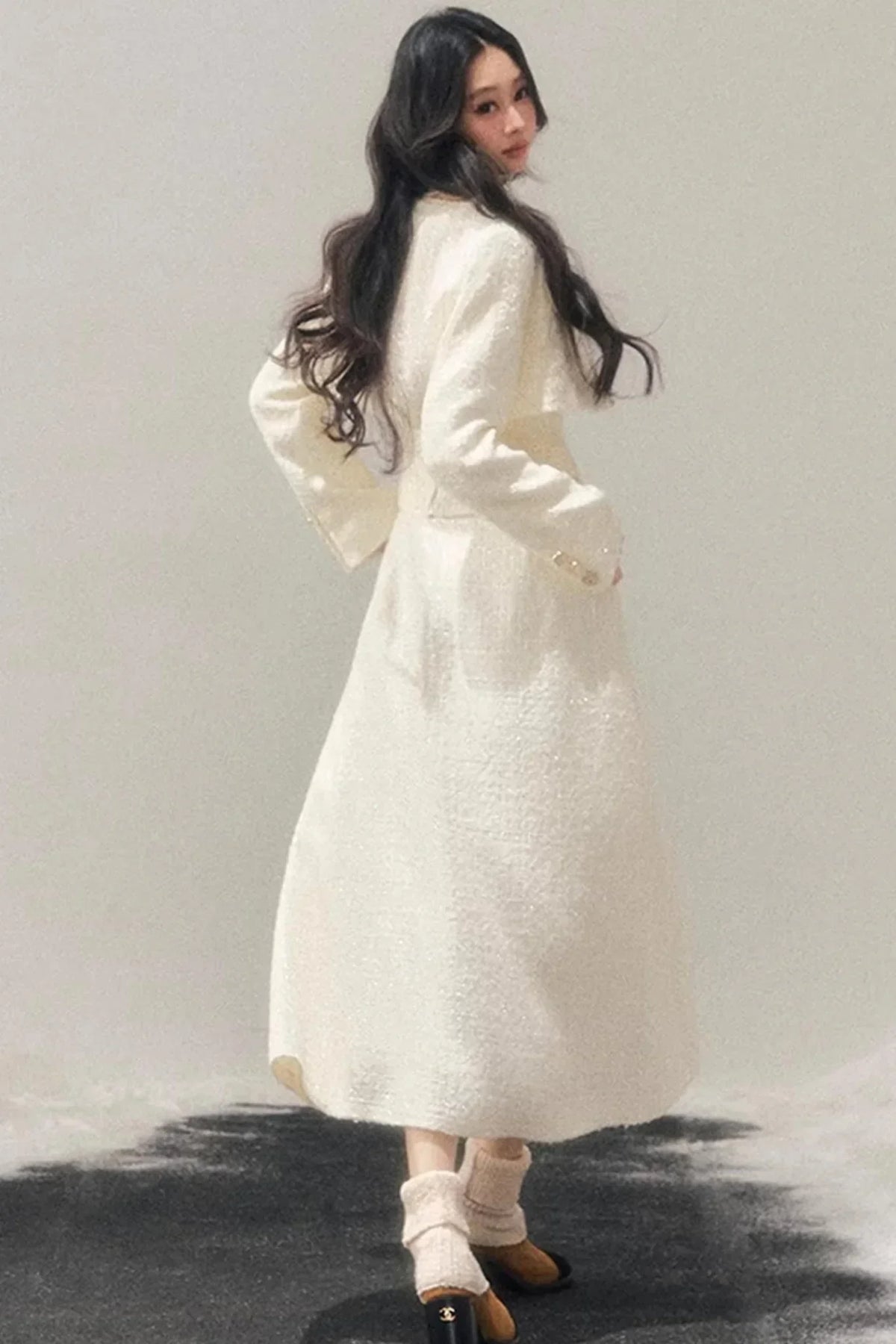 Chanel Wool Coat Skirt Set-Up