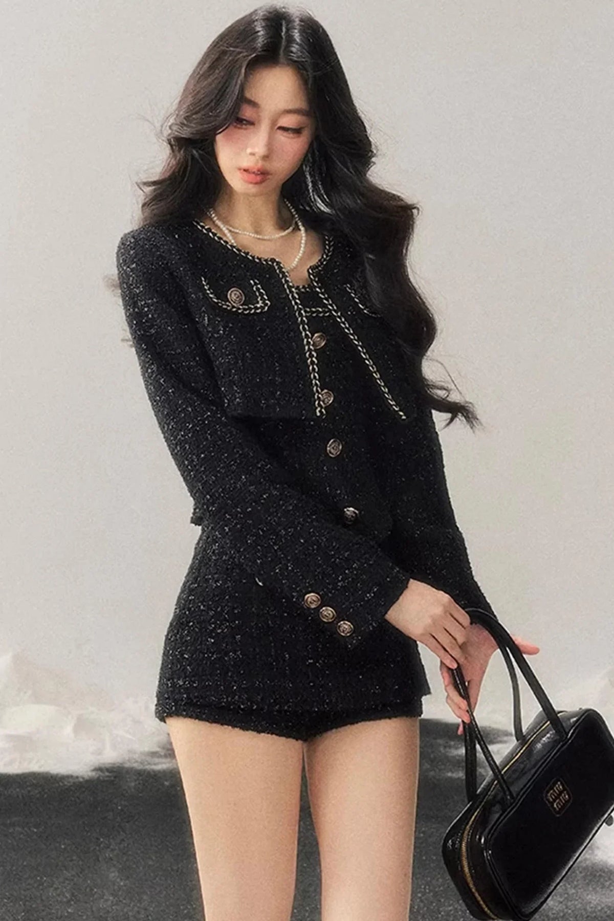 Chanel Wool Coat Skirt Set-Up