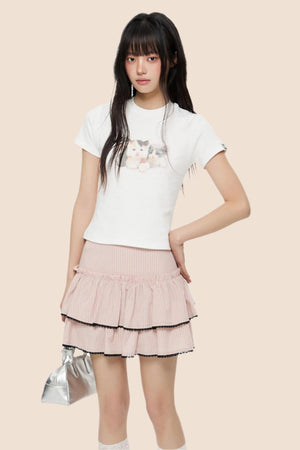 Charming Graphic Summer Tee