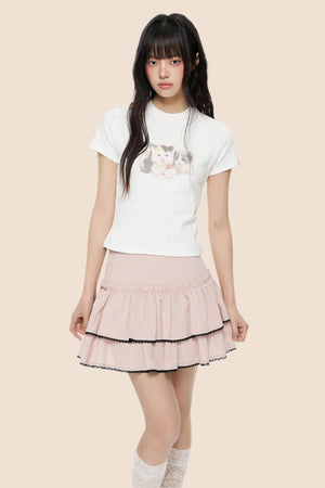 Charming Graphic Summer Tee
