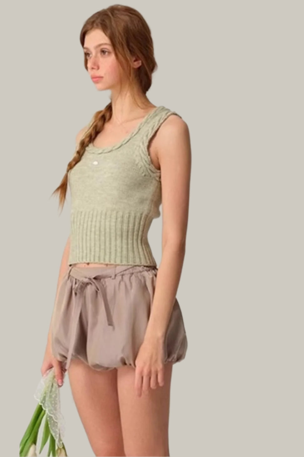 Charming U-Neck Pullover