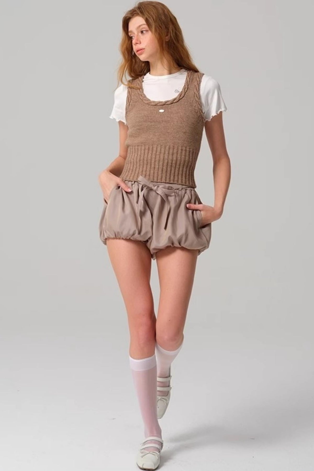Charming U-Neck Pullover
