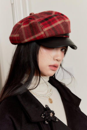 Checkered Octagonal Hat