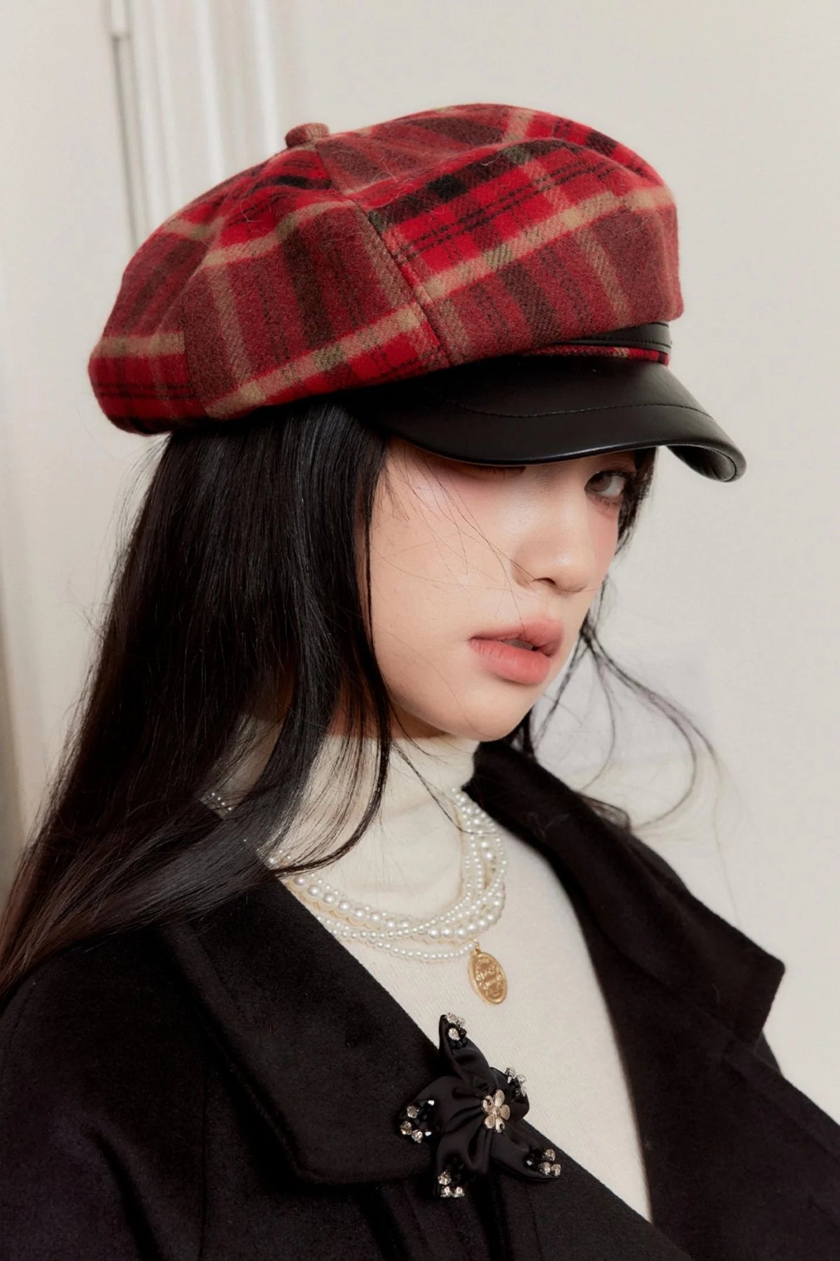 Checkered Octagonal Hat