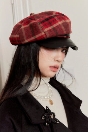 Checkered Octagonal Hat