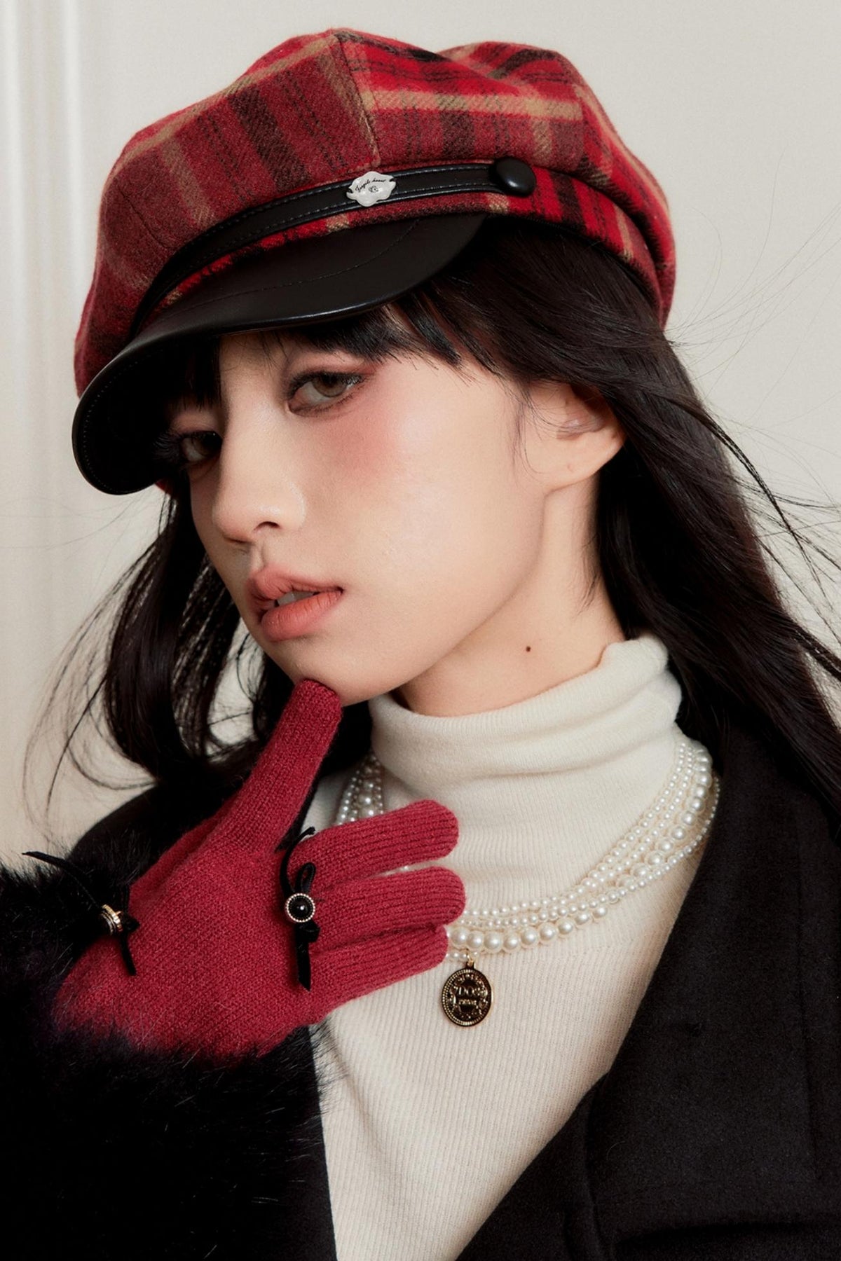 Checkered Octagonal Hat
