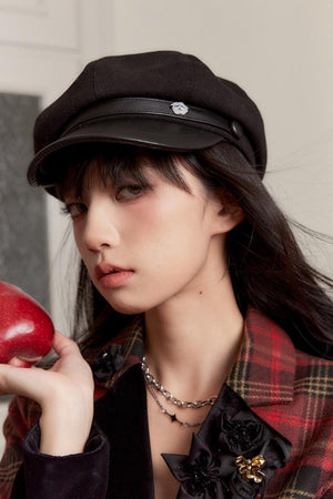 Checkered Octagonal Hat
