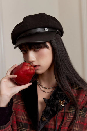 Checkered Octagonal Hat