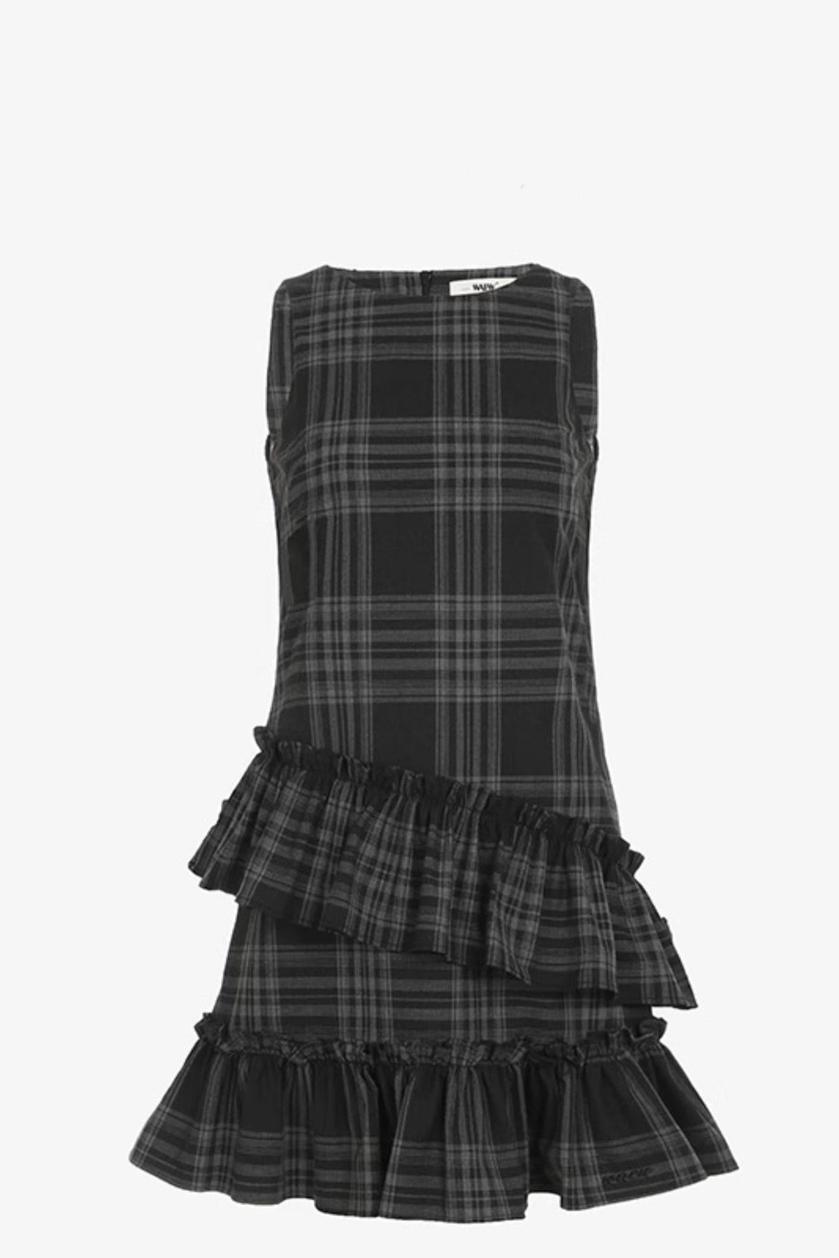 Checkered Sleeveless Dress