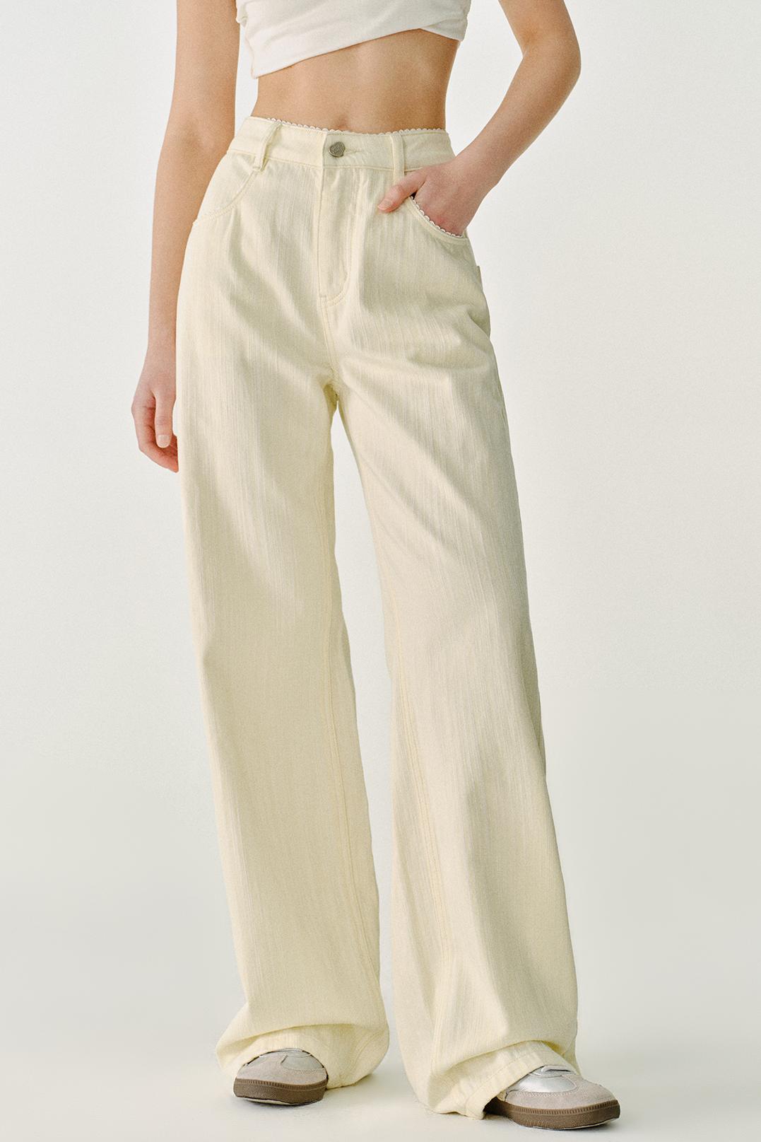 Cheese Butterfly Bow Jeans