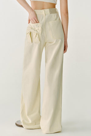Cheese Butterfly Bow Jeans