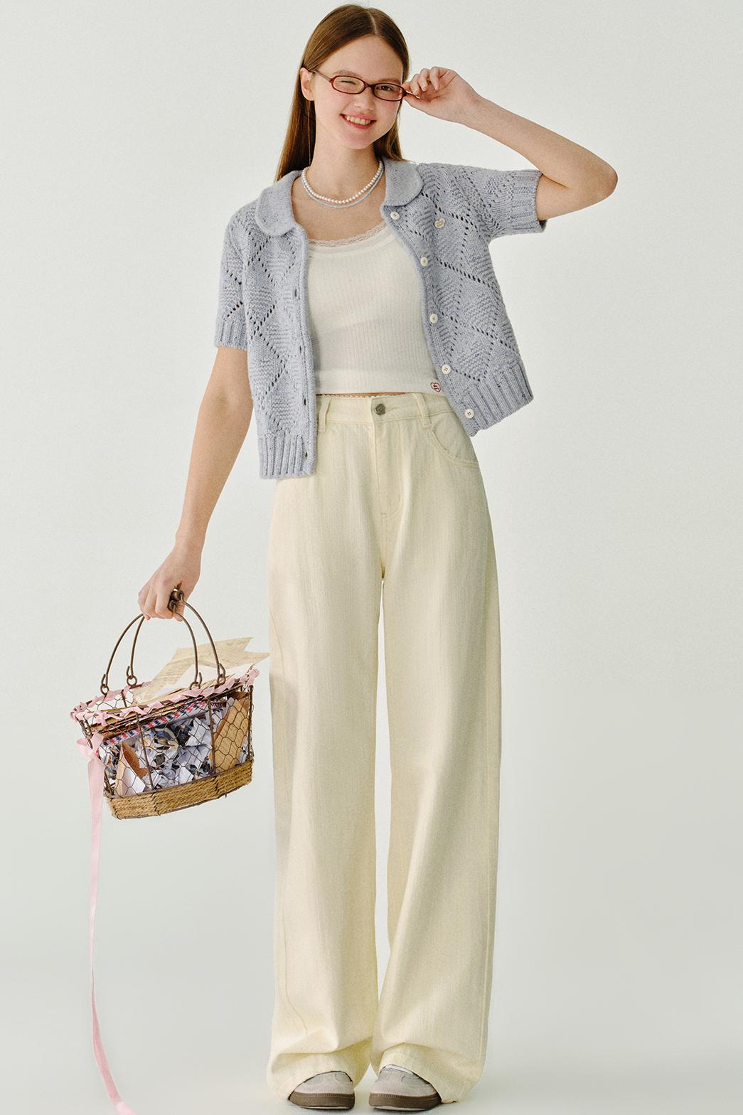 Cheese Butterfly Bow Jeans