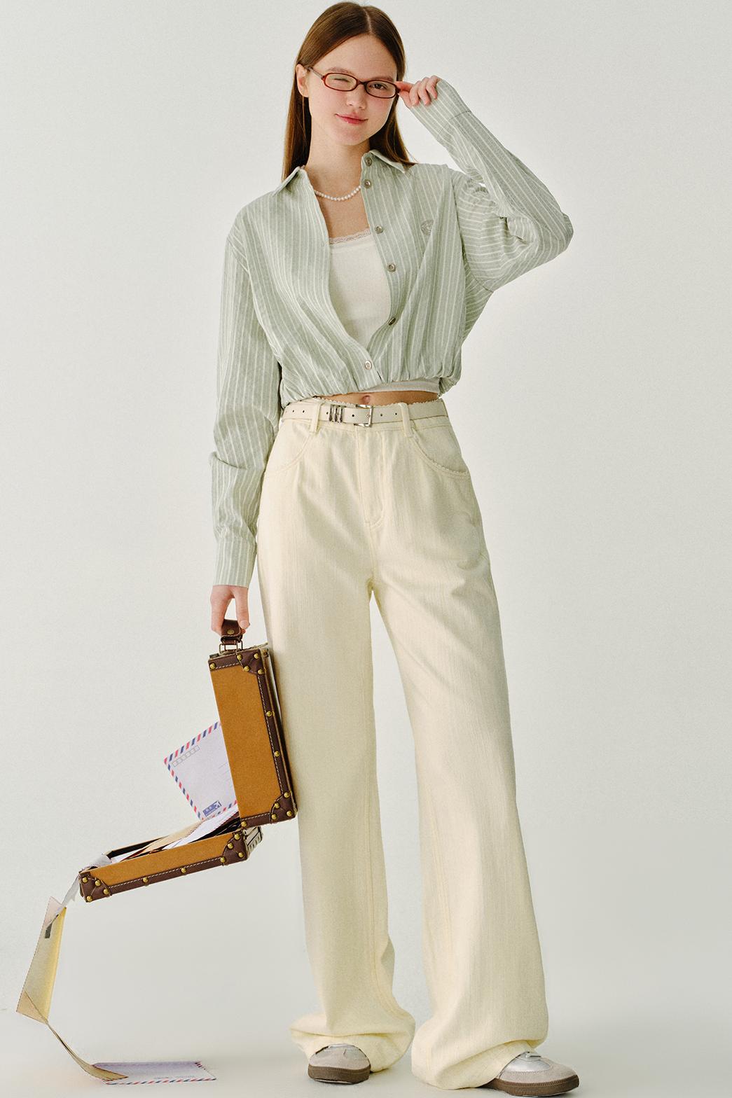 Cheese Butterfly Bow Jeans