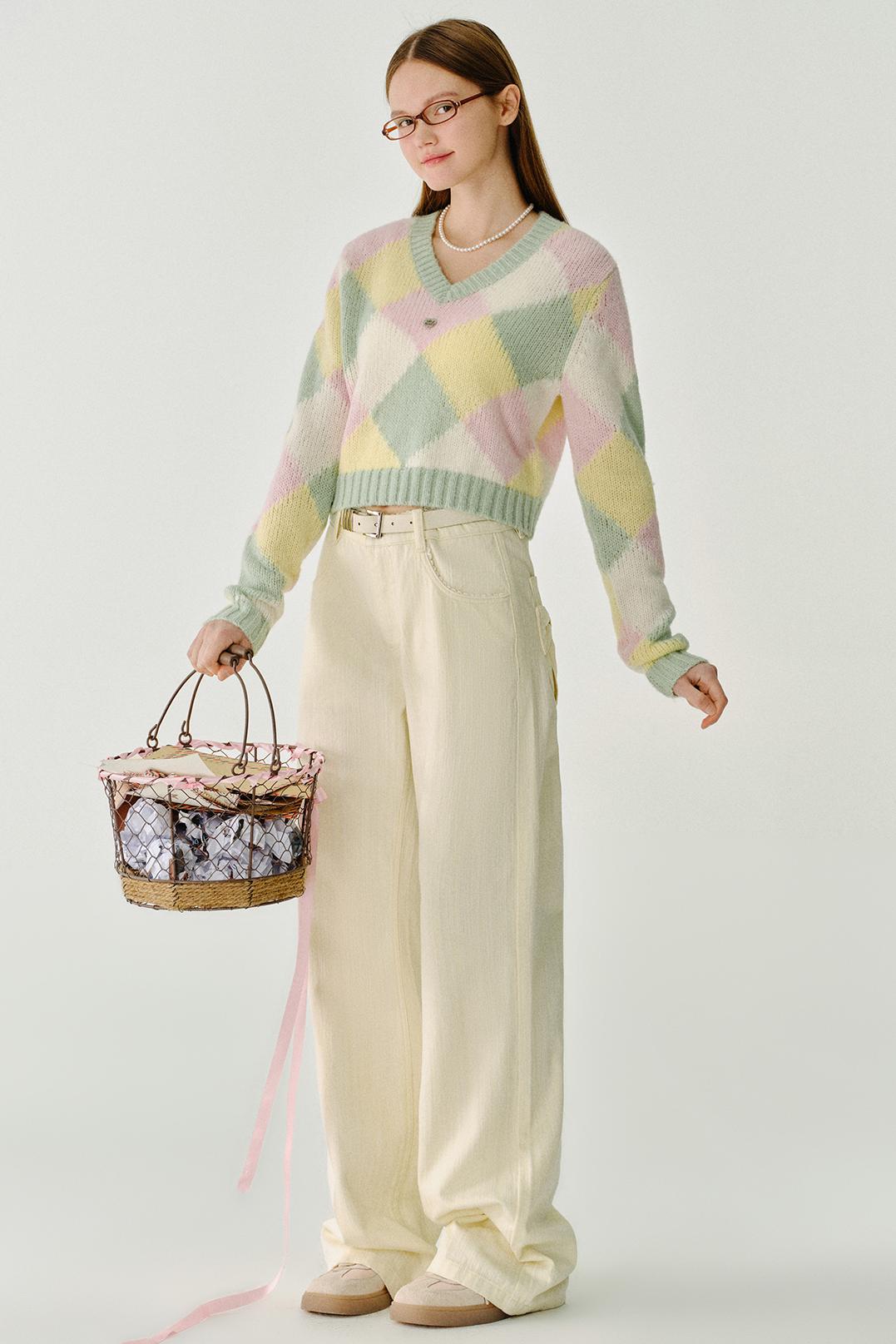 Cheese Butterfly Bow Jeans