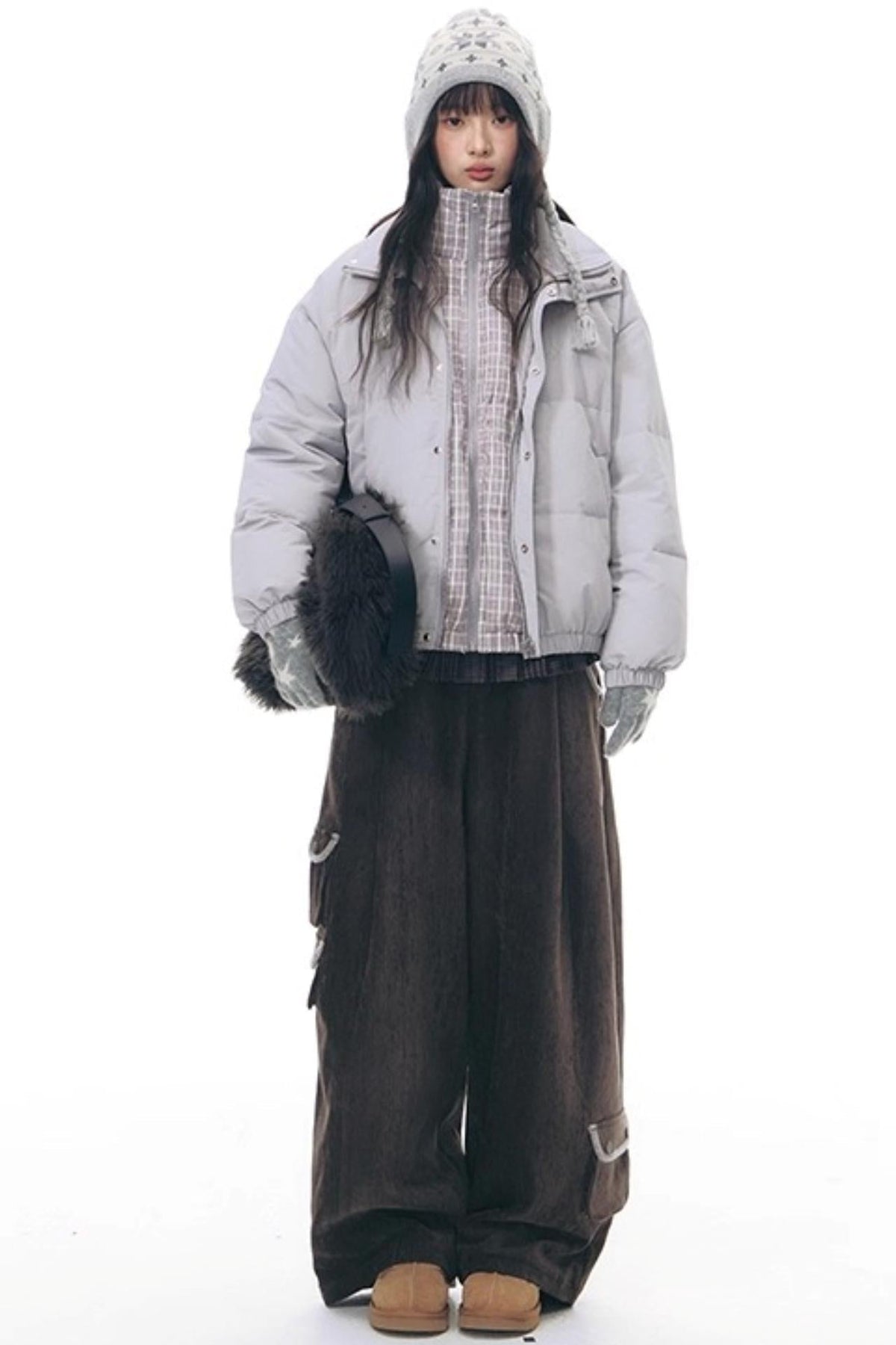 Chenille Multi-Pocket Pants