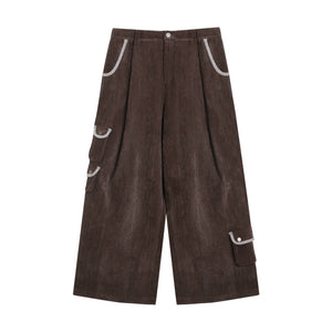 Chenille Multi-Pocket Pants