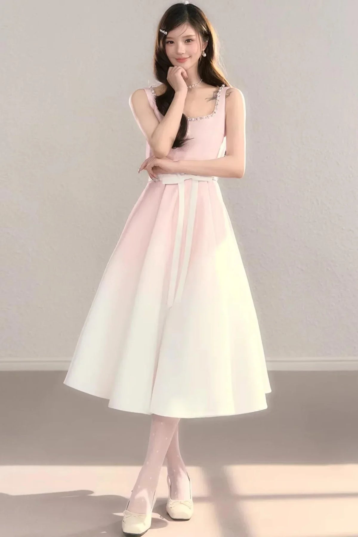 Cherry Blossom Gradient Dress