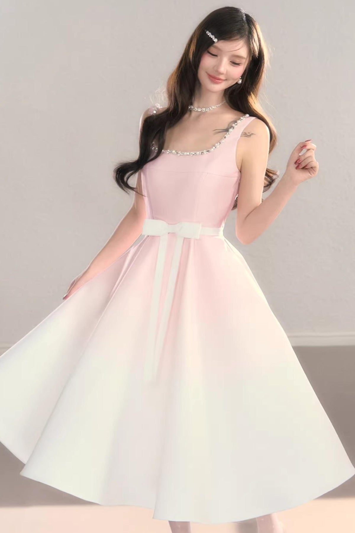 Cherry Blossom Gradient Dress