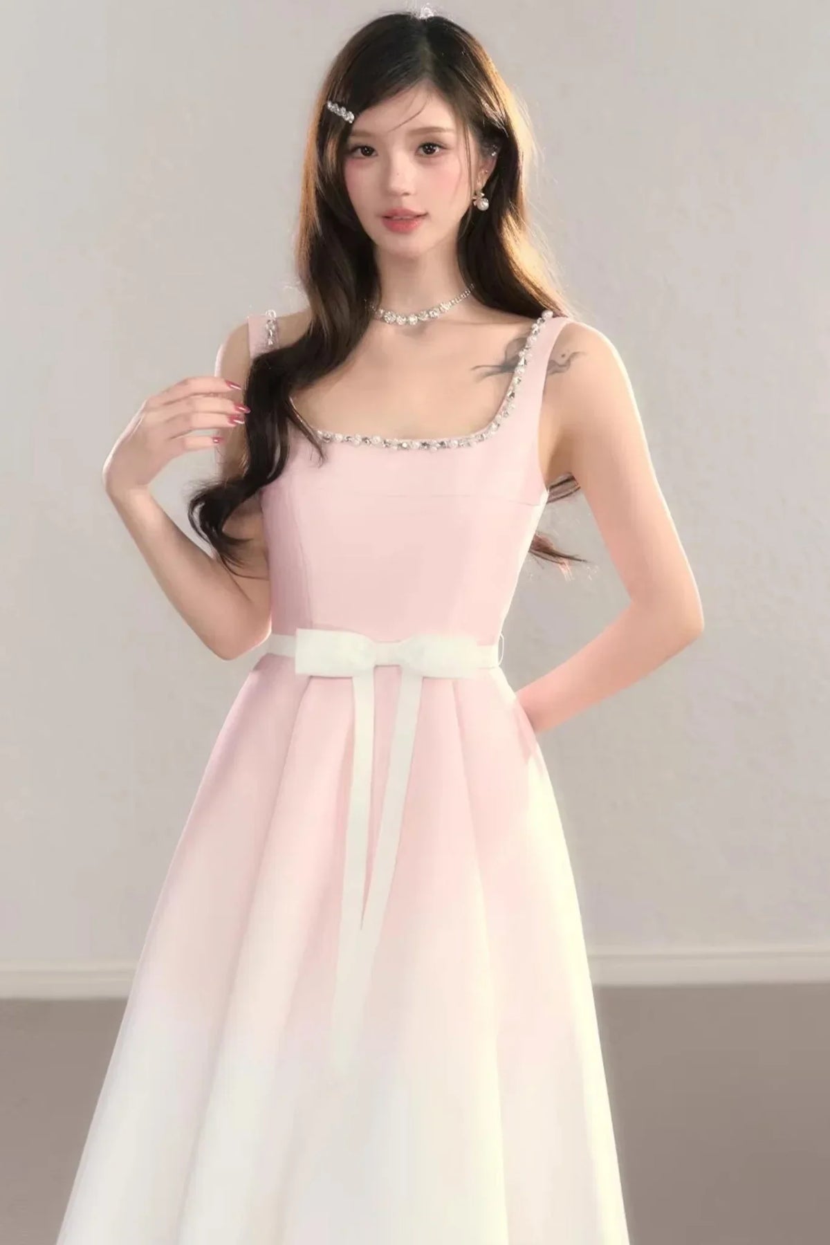 Cherry Blossom Gradient Dress