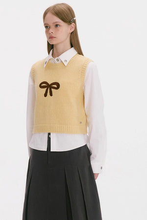 Cherry Bow Vest
