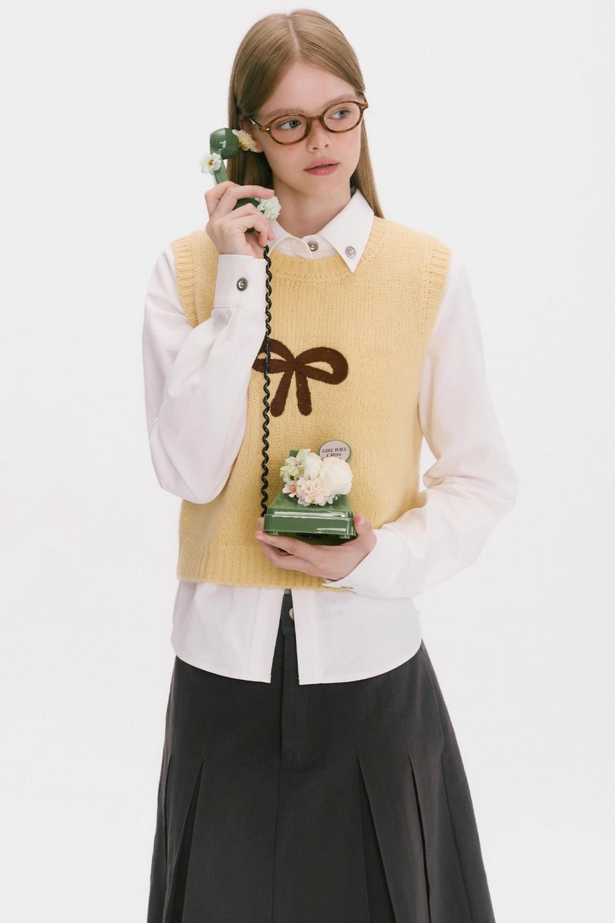 Cherry Bow Vest