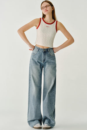 Cherry Cheese Roll Lace Vest