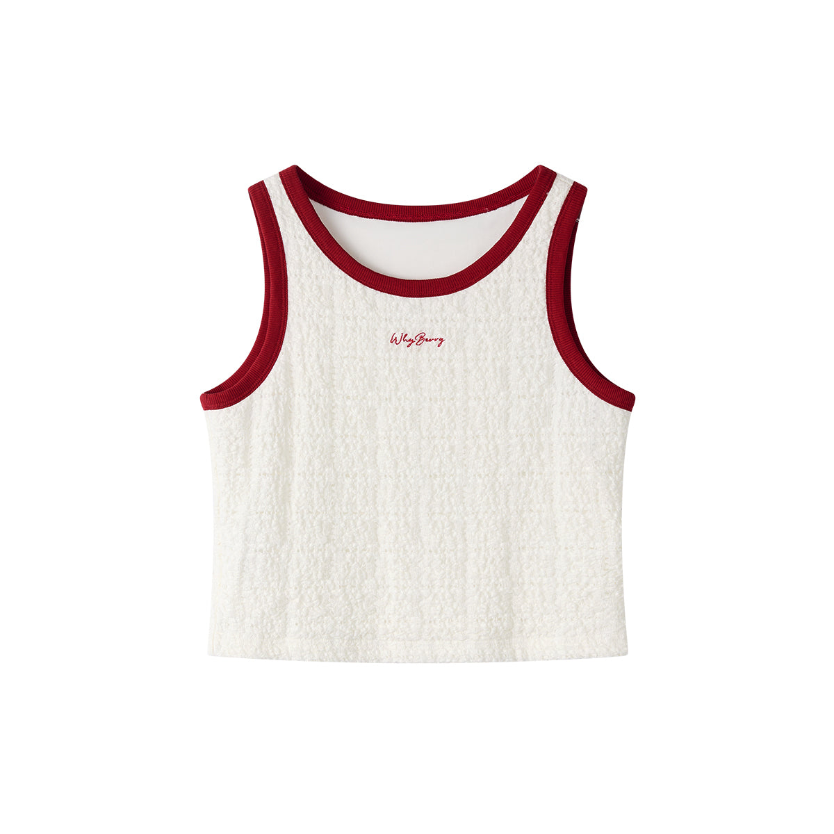 Cherry Cheese Roll Lace Vest