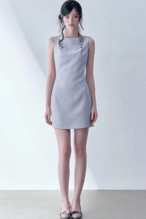 Cherry Gray Bodycon Dress