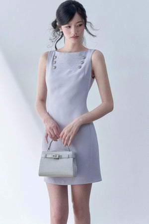 Cherry Gray Bodycon Dress