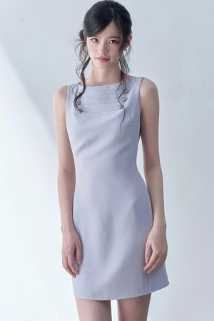 Cherry Gray Bodycon Dress
