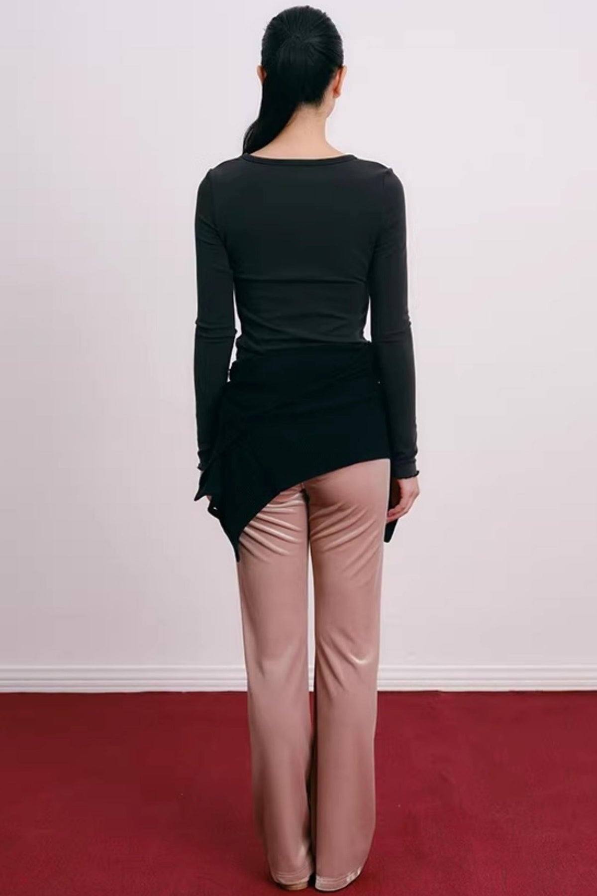 Cherry Print Lyocell Sweater