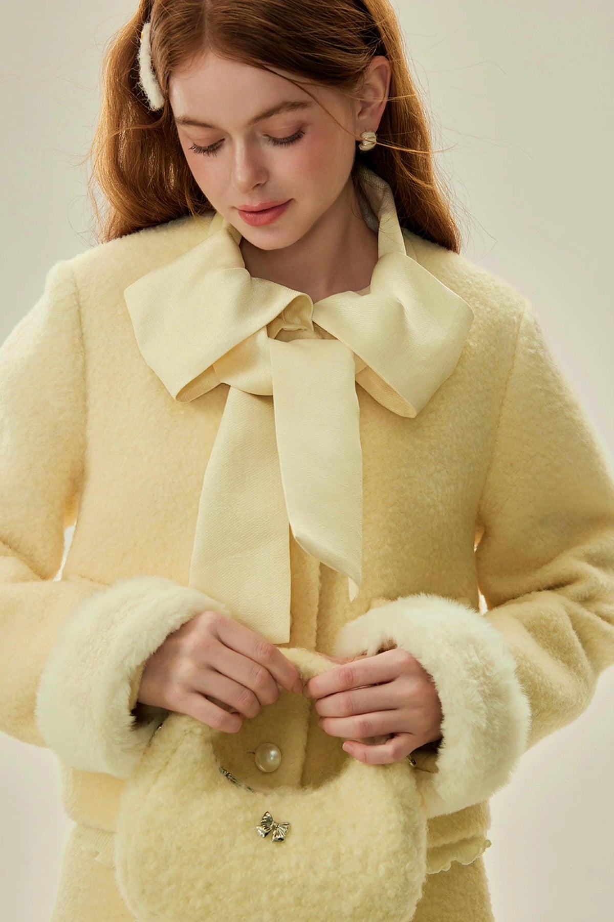 Chic Alpaca Wool Blend Suit Set-Up