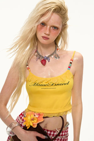 Chic Beaded Camisole Top
