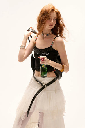 Chic Beaded Camisole Top