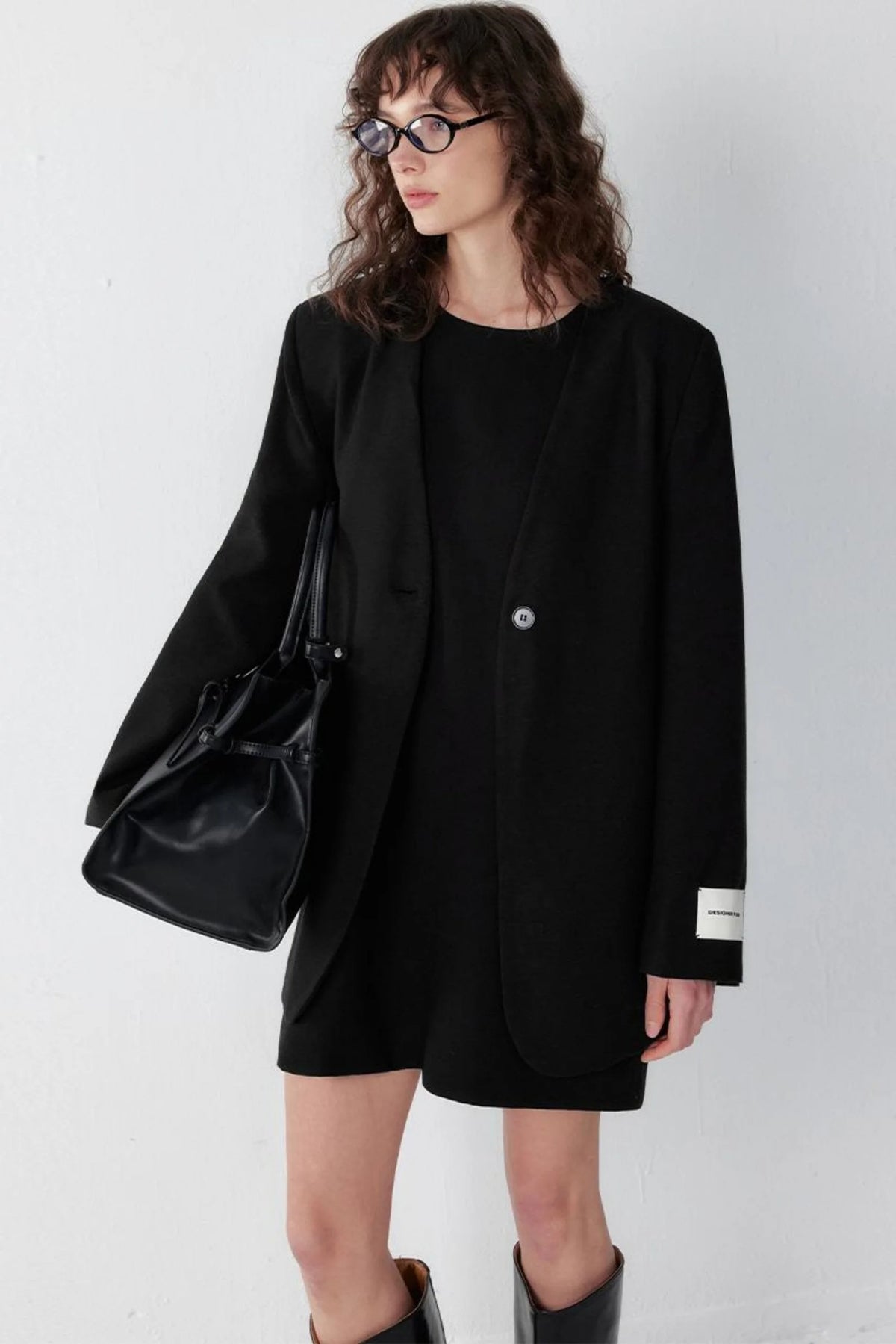 Chic Black Ensemble Dress Set-Up
