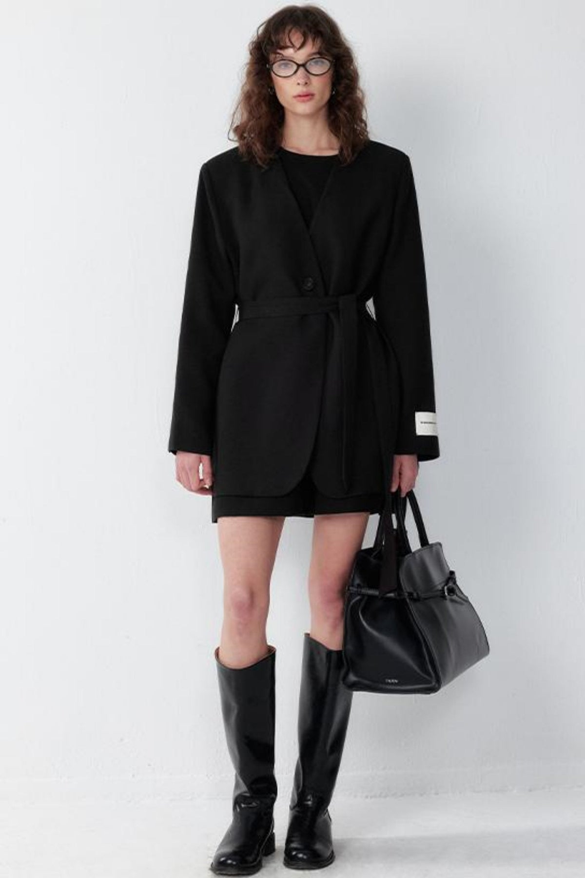 Chic Black Ensemble Dress Set-Up