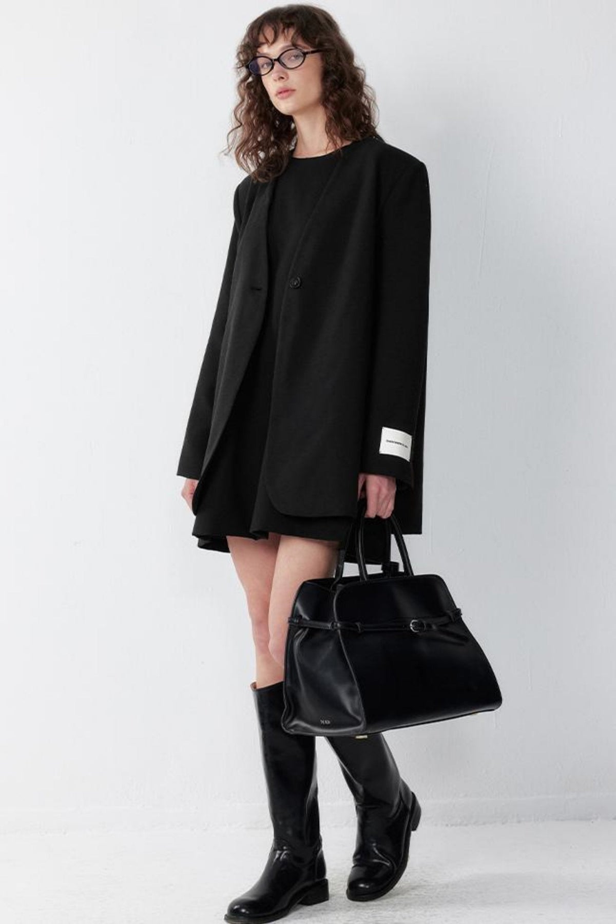 Chic Black Ensemble Dress Set-Up
