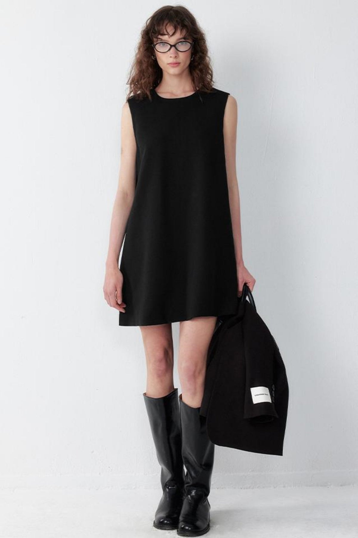 Chic Black Ensemble Dress Set-Up