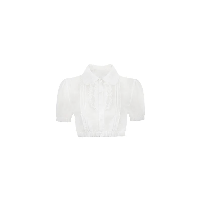 Chic Chiffon Gold Top
